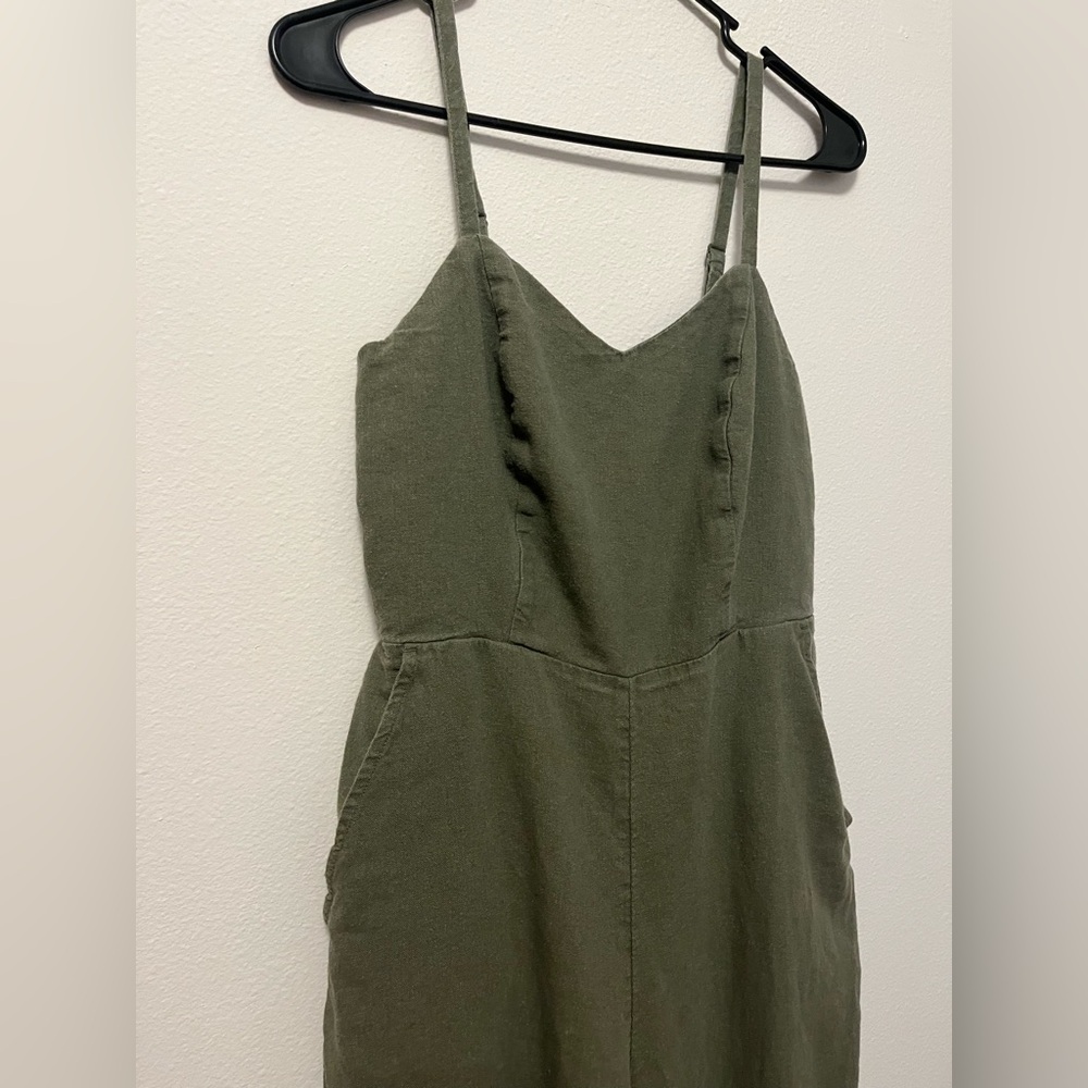 Old Navy Olive Green Jumpsuit - Picture 2 of 8